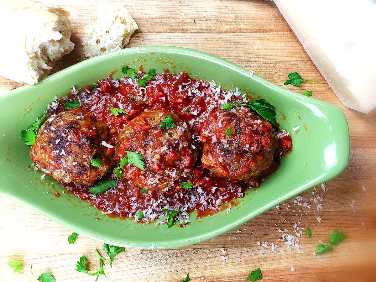 Perfect Italian Meatballs Baked Then Braised Salt Sugar Spice