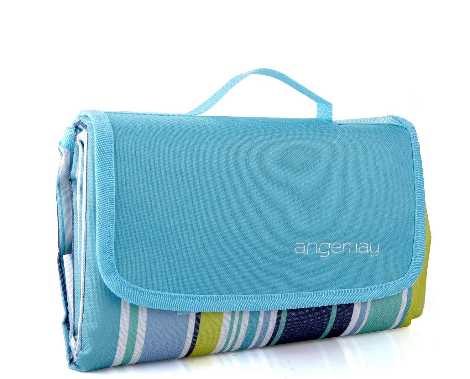 Angemay Outdoor & Picnic Blanket Extra Large Sand Proof and Waterproof Portable Beach Mat for Camping Hiking Festivals