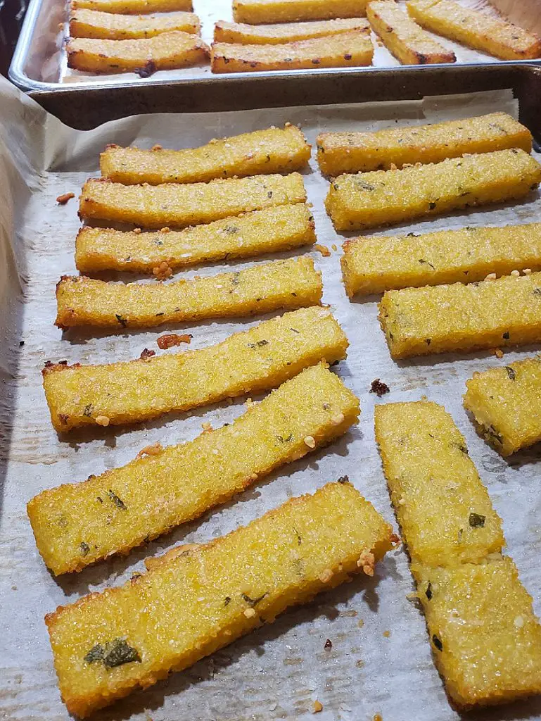 crispy baked polenta