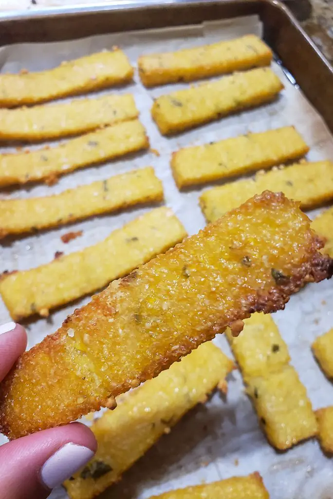 crispy baked polenta
