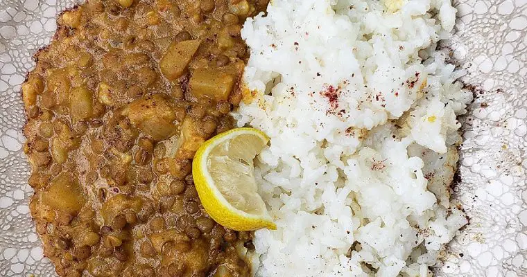 Instant Pot Lentil and Vegetable Curry