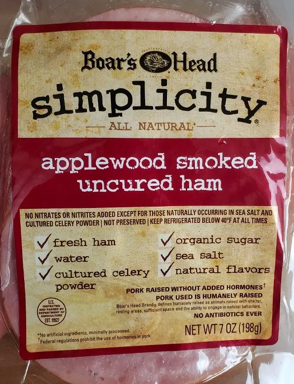 boars head simplicity applewood smoked uncured ham