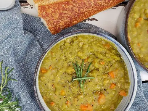 Instant Pot Split Pea Soup - Savory Tooth