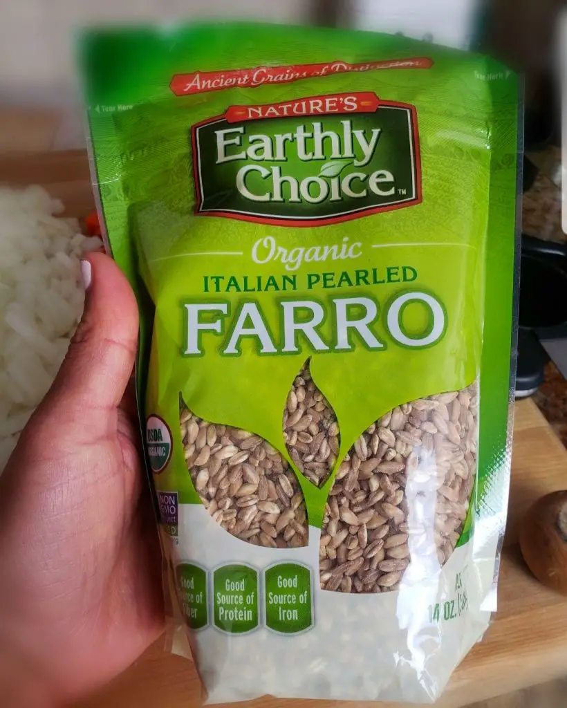 bag of farro grain