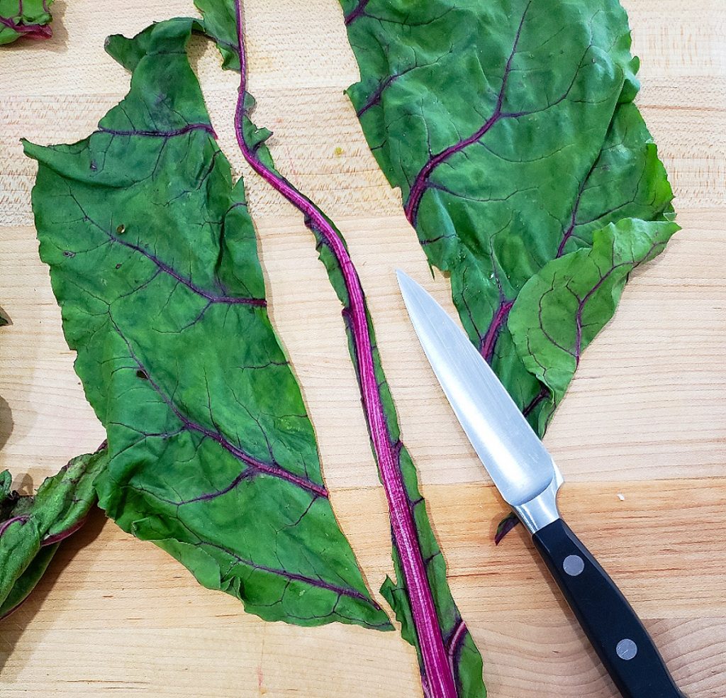 "swiss chard potato and chickpea soup" "swiss chard" "remove stem" "remove swiss chard stem"