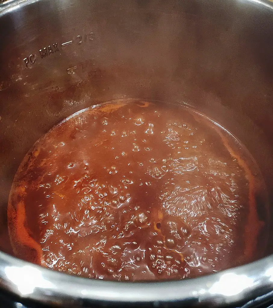 boil brisket sauce to thicken