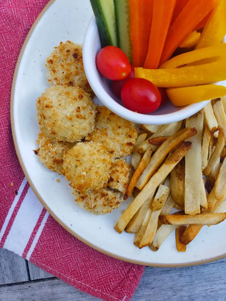 homemade quinoa and chicken nuggets