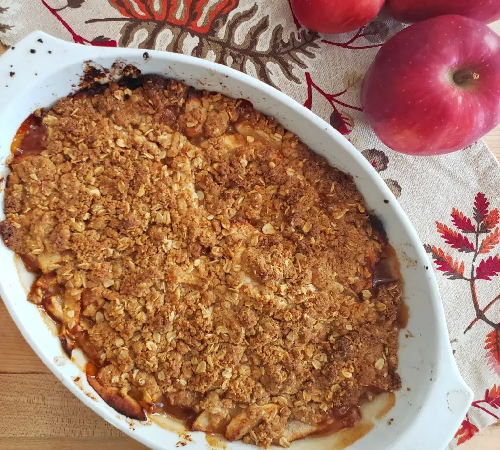 easy baked old fashion apple crisp