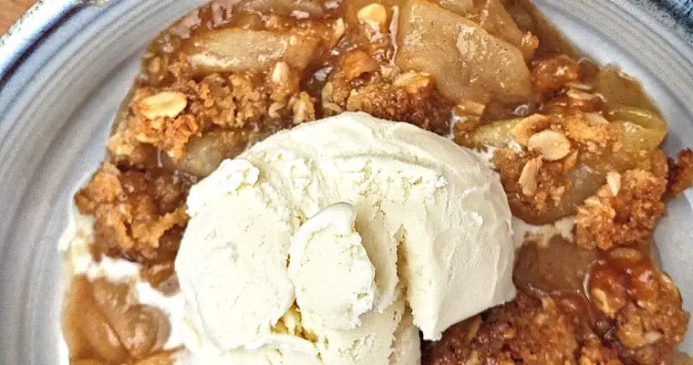 EASY & OLD FASHIONED EASY APPLE CRISP RECIPE