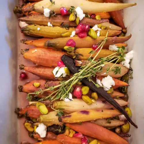 maple glazed carrots