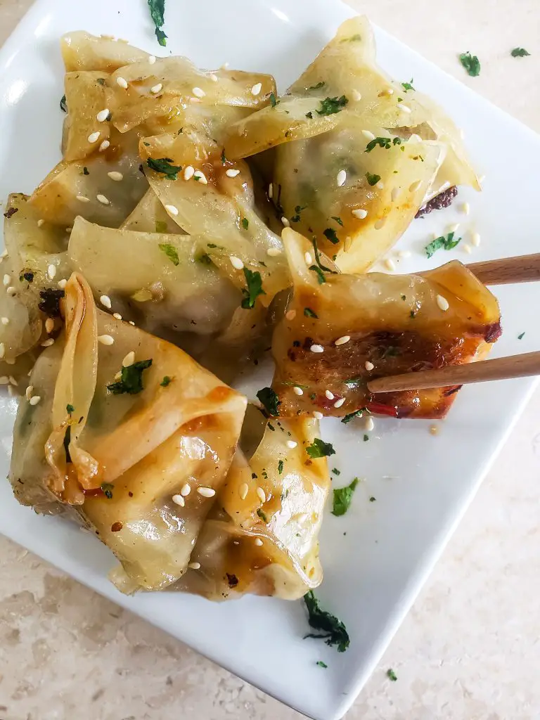 "pork potstickers" "ginger pork and brussels sprout potstickers" "potstickers"