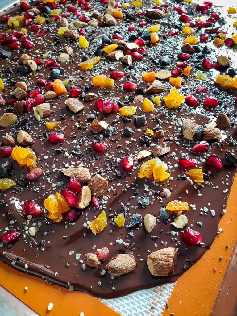 "bittersweet chocolate" "healthy" "dark chocolate bark" "dark chocolate"