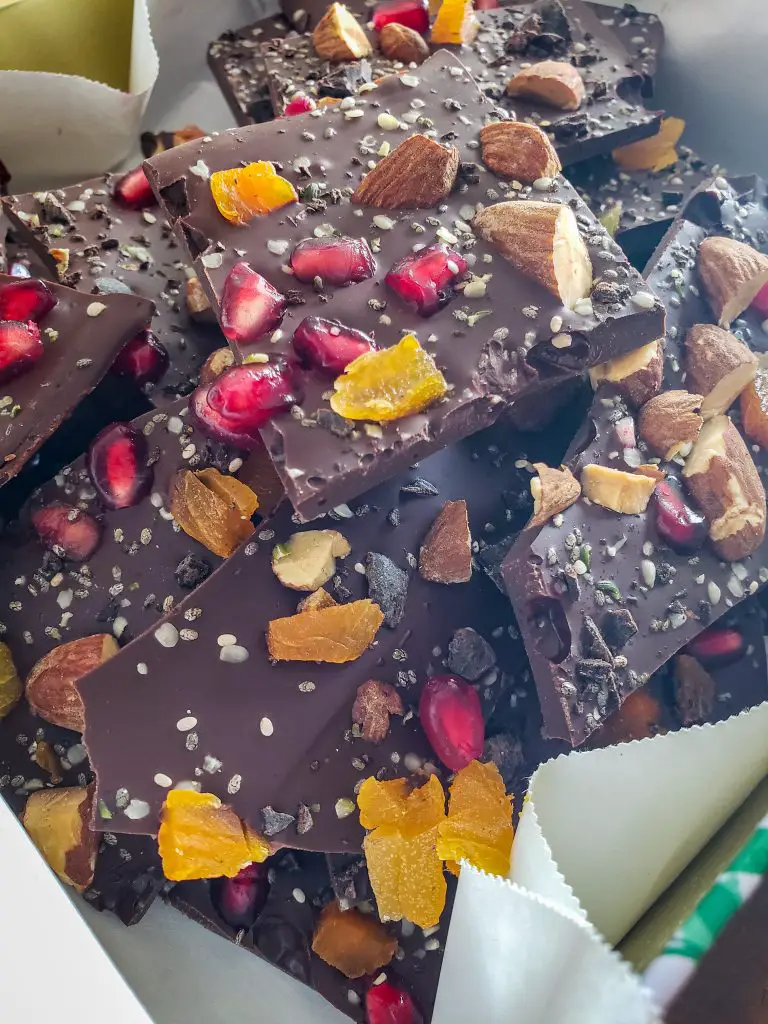 "bittersweet chocolate" "healthy" "dark chocolate bark" "dark chocolate"