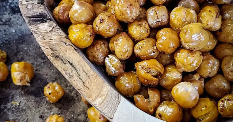 Crispy Crunchy Roasted Chili-Lime Chickpeas