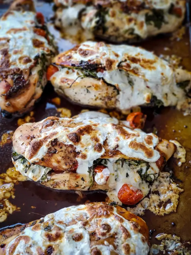 caprese stuffed chicken