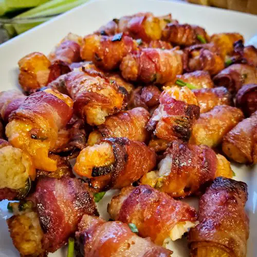 bacon and cheddar wrapped tator tots