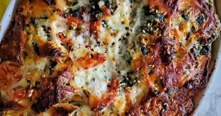 Everything Bagel Breakfast Casserole