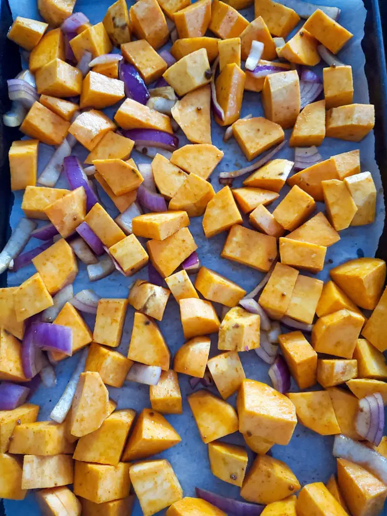 roasted sweet potatoes