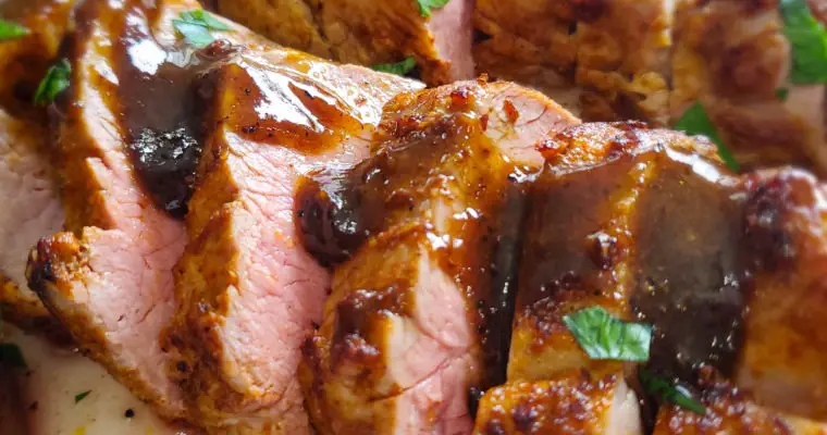 Roasted Pork Tenderloin with Maple-Dijon Sauce