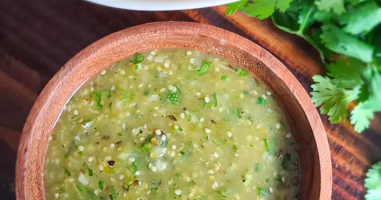 Tomatillo Salsa Verde