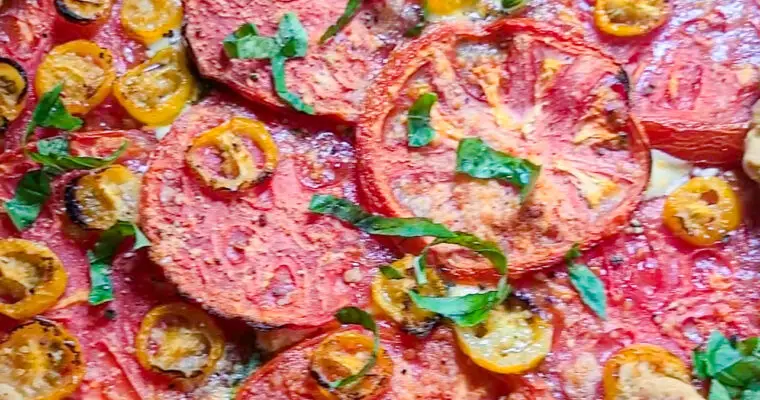 Summer Heirloom Tomato Galette