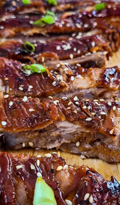 Sticky Sweet Soy Glazed Ribs- Instant Pot