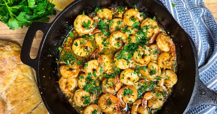 20 Minute Garlic Butter Shrimp