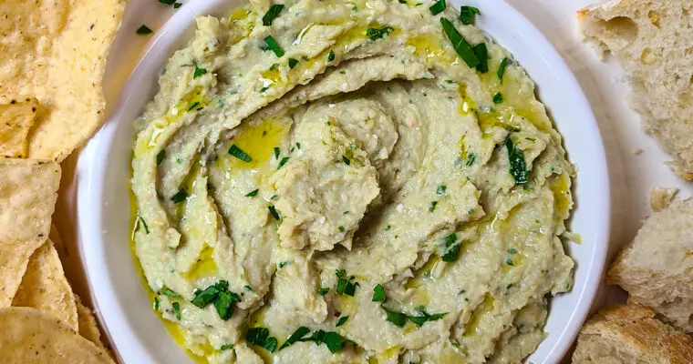 White Bean Artichoke and Feta Dip