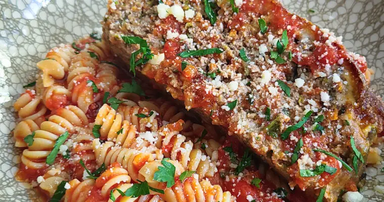 Italian Style Meatloaf with Marinara Sauce