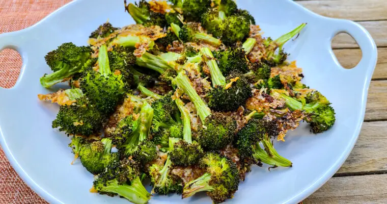 Crispy Parmesan Roasted Broccoli